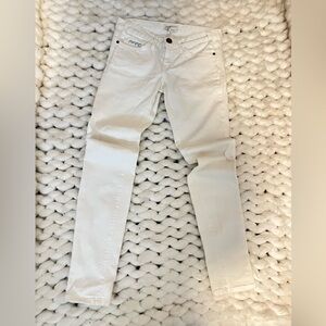 Current/Elliott Women's Cream Skinny Jeans